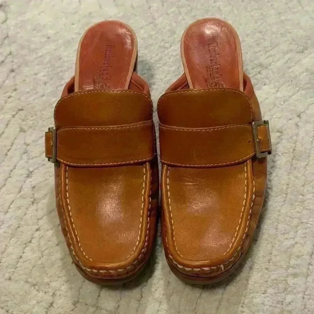 Timberland Leather Mules for Women size 6